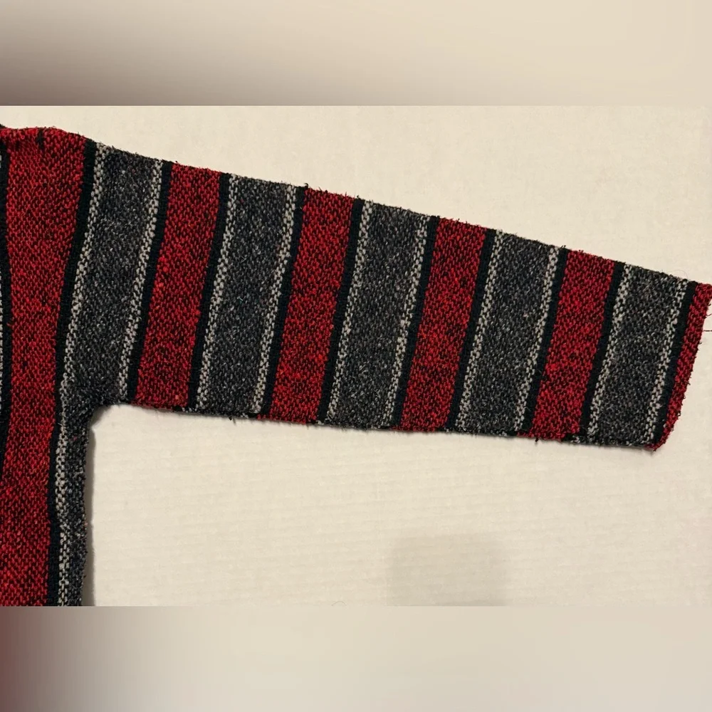 Frank’s Textiles Baja Hoodie Red Black Size M - Picture 12 of 16
